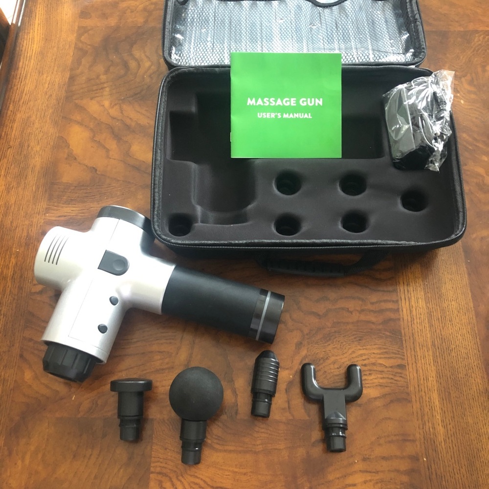 Massage Gun w/ Attachments and Case